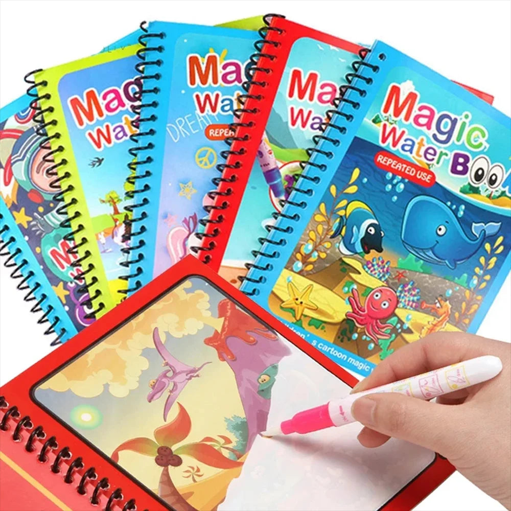 SHEARMEY™ Reusable Magical Watercolor Coloring Book