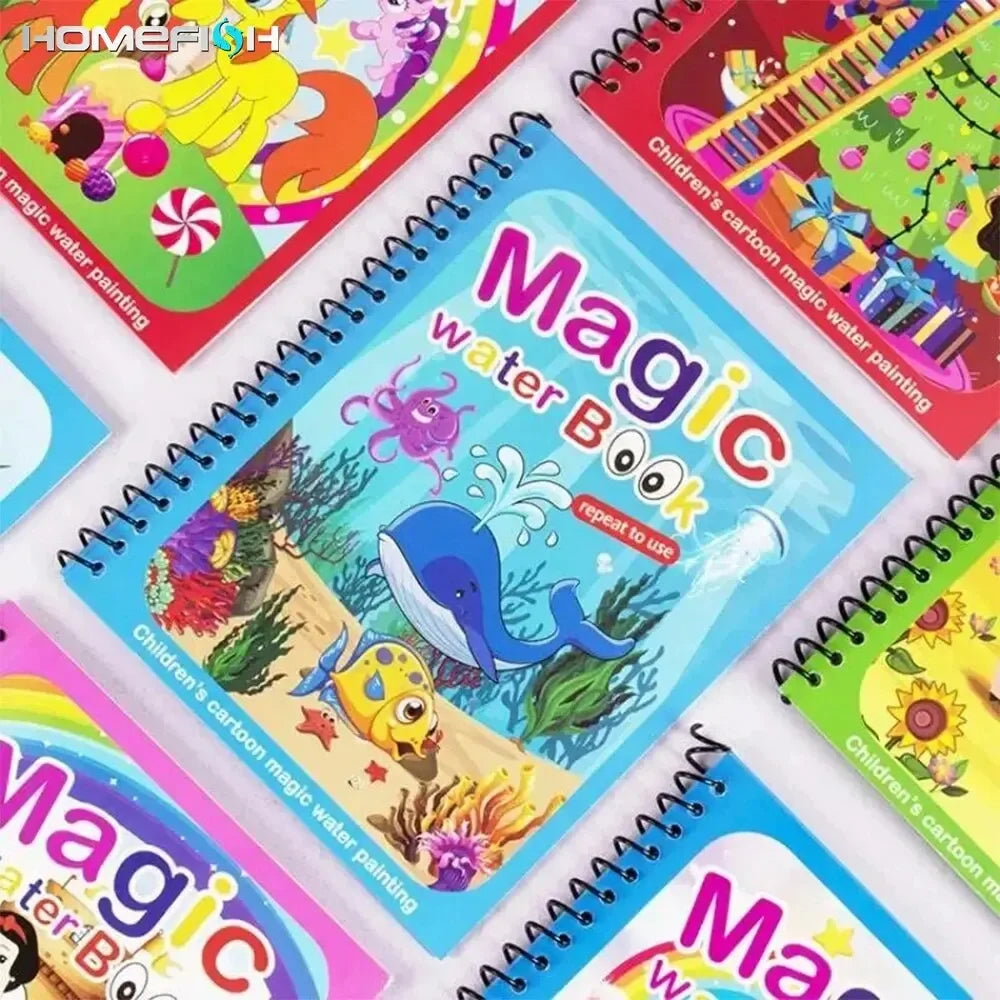 SHEARMEY™ Reusable Magical Watercolor Coloring Book