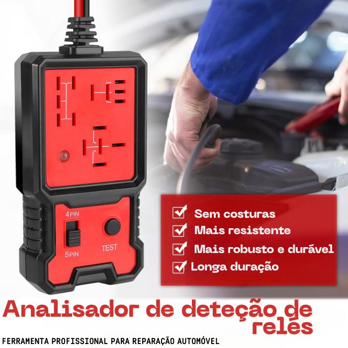 Ferramenta de Teste de Relés Automotivos